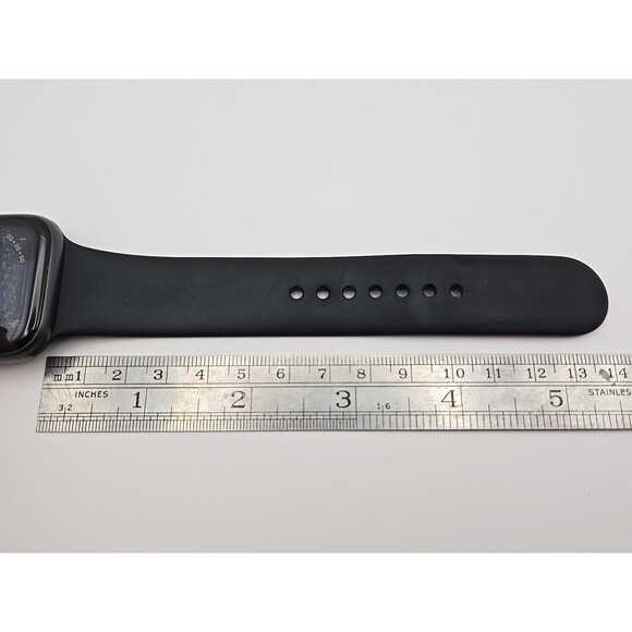 Apple Watch SE 1st Gen 44mm GPS Space Gray Aluminum A2352 32GB 75% Battery - Picture 9 of 12